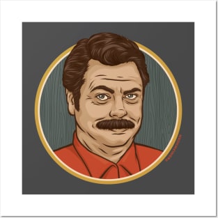 Ron Swanson Posters and Art